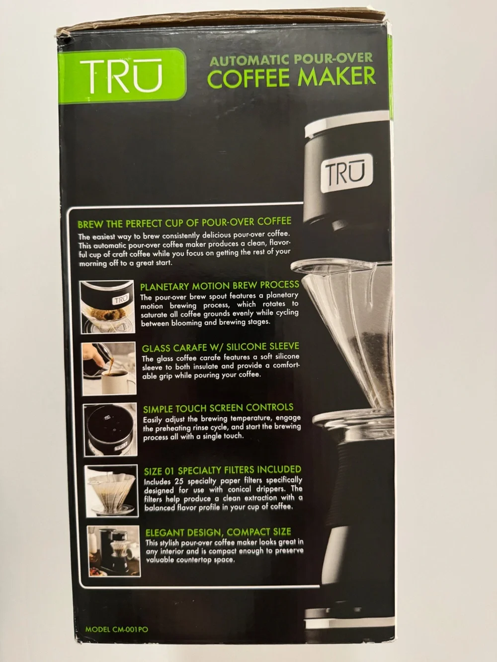 Automatic Pour-Over Coffee Maker - Black